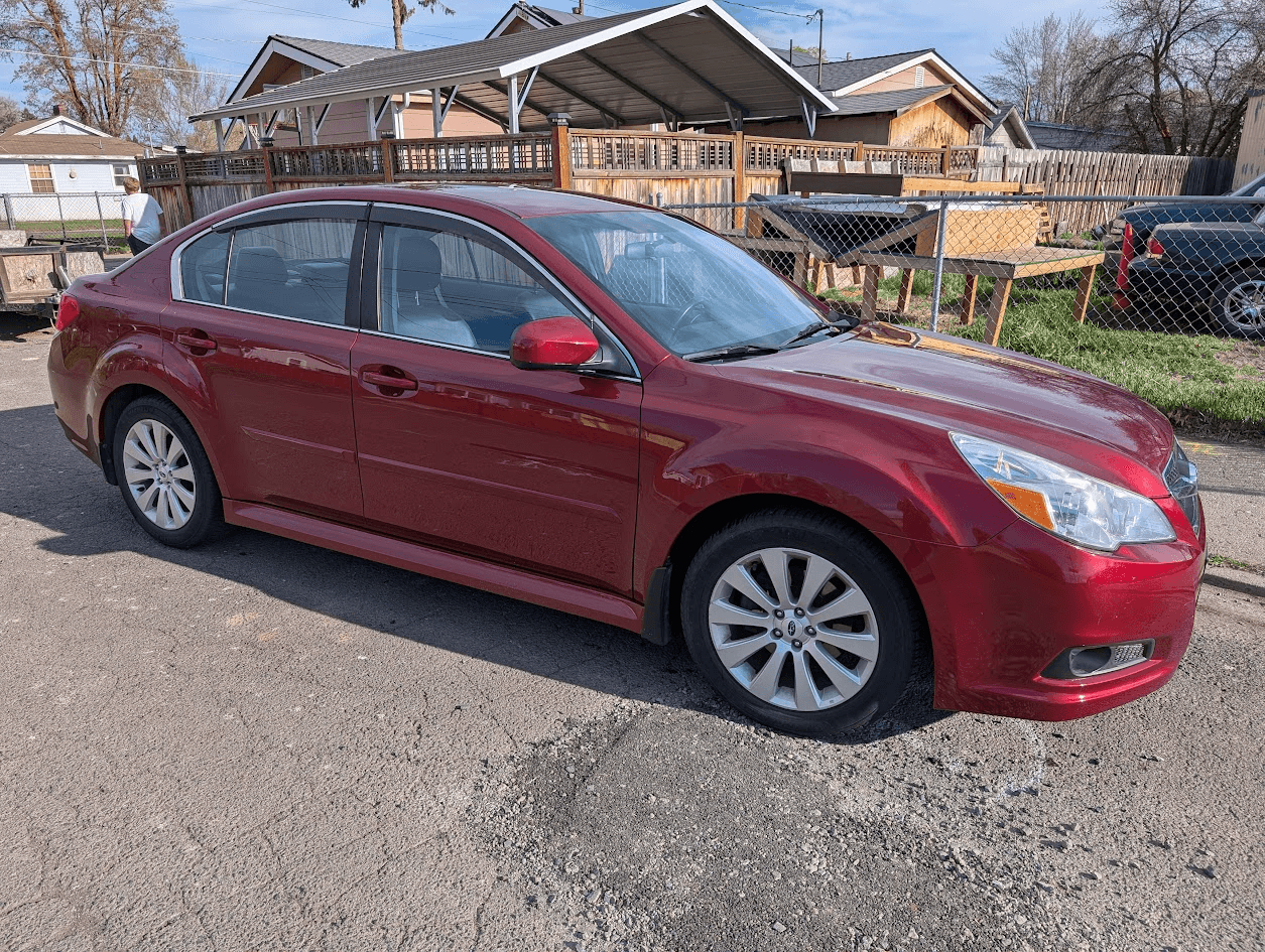 Subaru Legacy fully detailed, side view